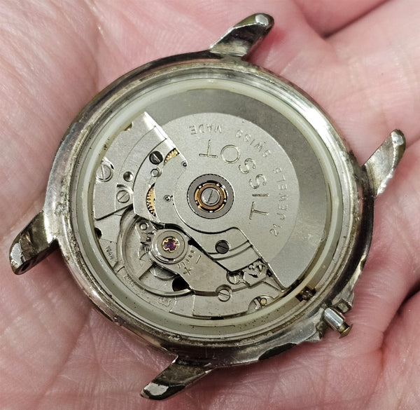 PROJECT TO FIX TISSOT GOLD SS SEASTAR MENS SS AUTO DAY DATE WATCH EU SHIP 10269