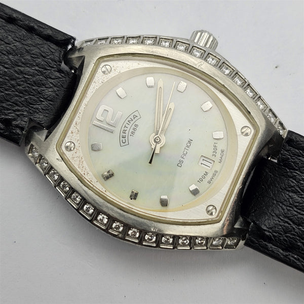 PROJECT TO FIX CERTINA MOTHER OF PEARL DATE EU SHIP LADIES WATCH NR