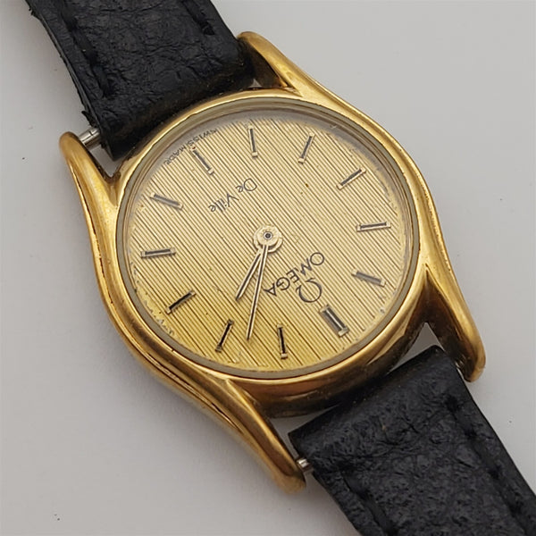 PROJECT TO FIX OMEGA DE VILLE GOLD PLATE QUARTZ LADIES WATCH EU SHIP 10459