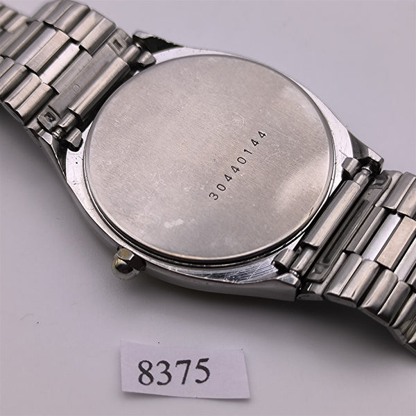 PROJECT TO FIX RADO GOLD PLATE SS BLACK DIAL DAY DATE  EU SHIP MENS 8375 WATCH