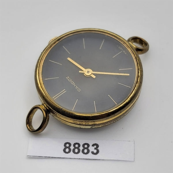 PROJECT TO FIX SANDOZ ROUND MANUAL WIND LADIES WATCH EU SHIP 8883