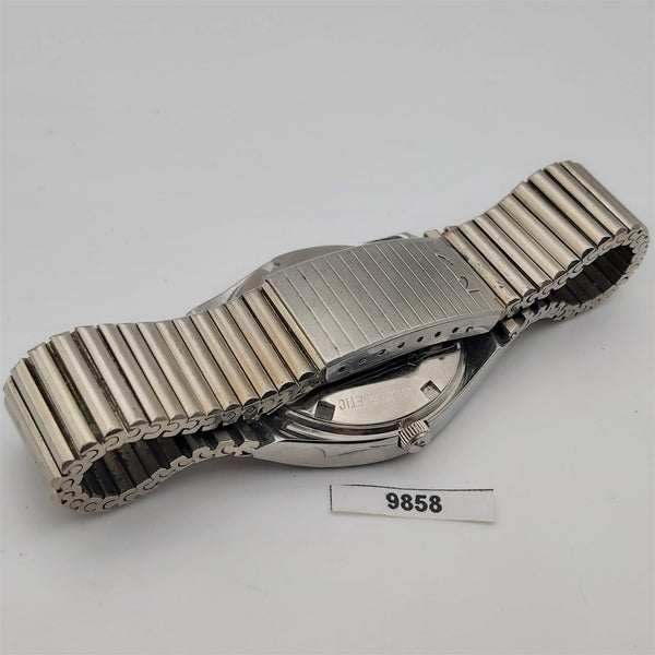 PROJECT TO FIX TECHNOS SS CYCLONE ROMAN DIAL DATE AUTOMATIC MENS WATCH 9858