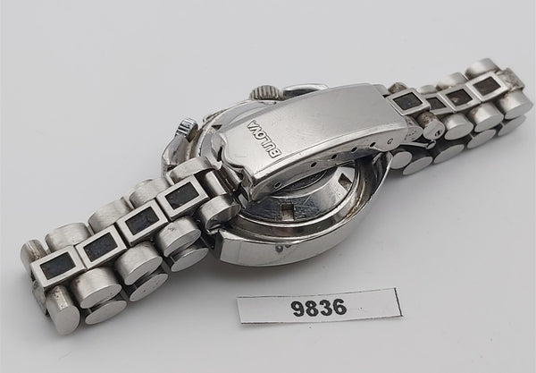 PROJECT TO FIX VINTAGE BULOVA 666ft DIVER CASE DATE AUTO LADIES WATCH 9836