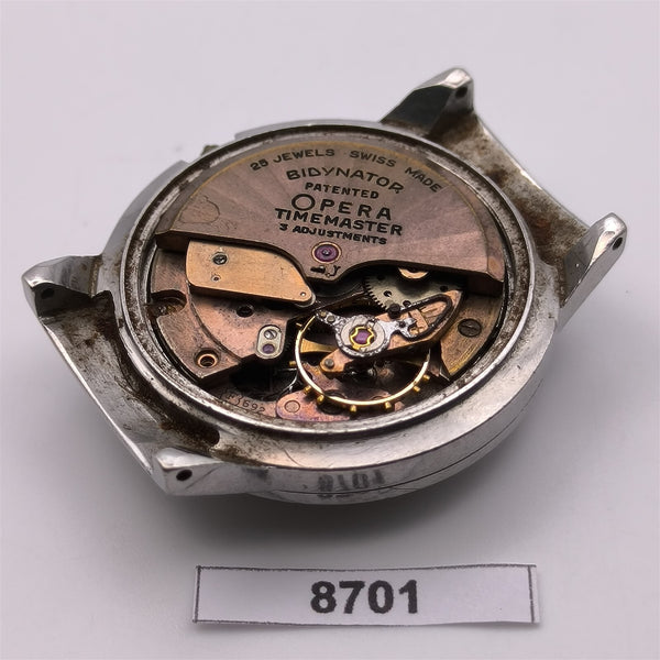 PROJECT TO FIX OPERA BIDYNATOR TIME MASTER SWISS MADE MENS WATCH EU SHIP 8701