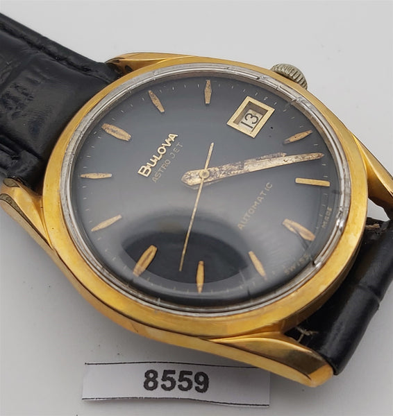 PROJECT TO FIX BULOVA GOLD PLATE AUTOMATIC WIND MENS DRESS WATCH BVT8559