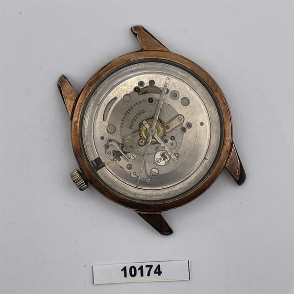 PROJECT TO FIX SOLVIL TITUS ROUND MENS MANUAL WIND ROSE PLATED WATCH 10174