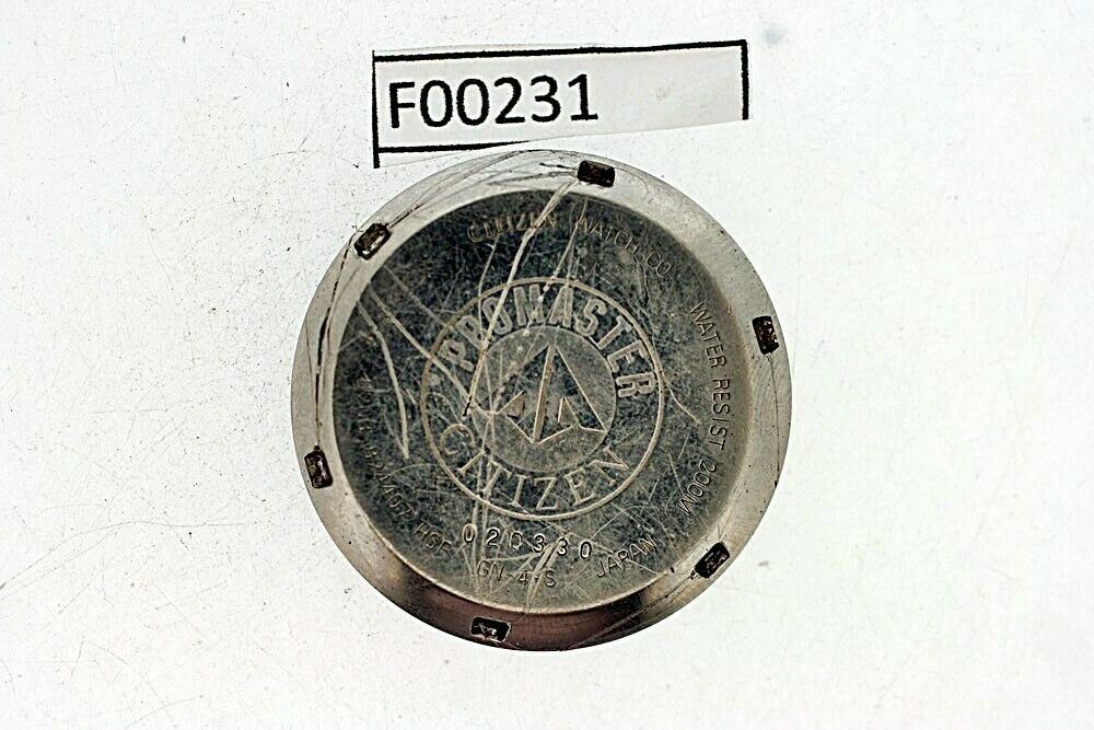 USED CITIZEN NY0040 LEFTY COVER MENS DIVER WATCH 020330 NR F00231
