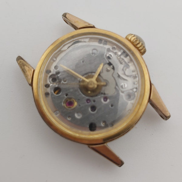 PROJECT TO FIX GIRARD PERREGAUX GOLD PLATE PETITE LADIES WATCH EUROPE SHIP 6632