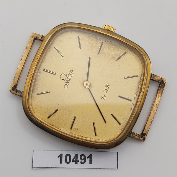 PROJECT TO FIX OMEGA DE VILLE GOLD PLATE CUSHION MENS MANUAL WIND WATCH BVT10491