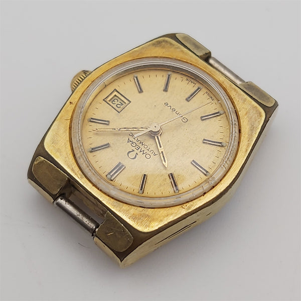 PROJECT TO FIX OMEGA GENEVE AUTOMATIC DATE GOLD LADIES DRESS WATCH EU SHIP B6559