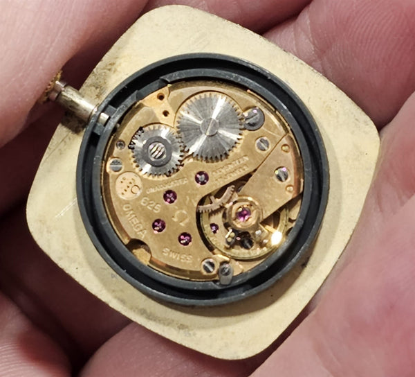 PROJECT TO FIX OMEGA DE VILLE GOLD PLATE CUSHION MENS MANUAL WIND WATCH BVT10491