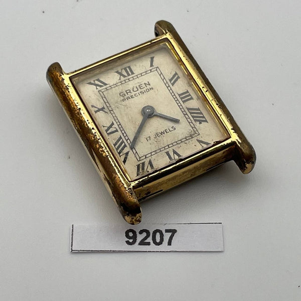 PROJECT TO FIX GRUEN ROMAN DIAL LADIES MANUAL WIND GOLD WATCH BVT09207