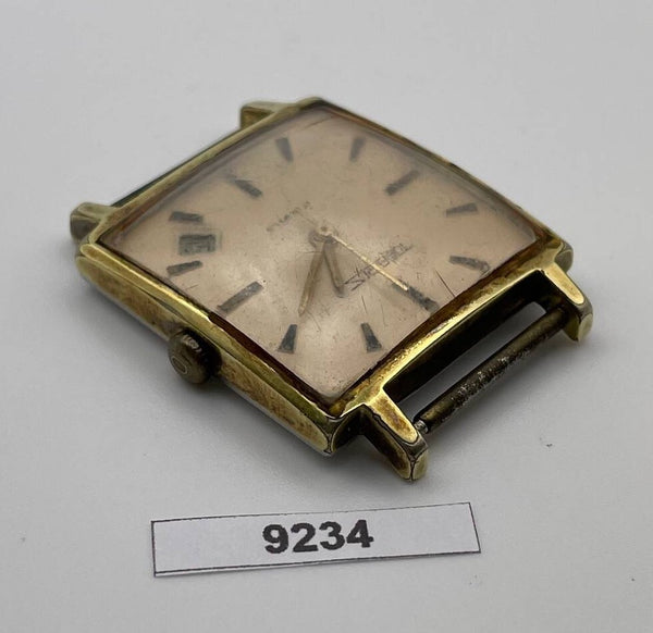 PROJECT TO FIX TUGARIS ART DECO MANUAL WIND CUSHION EU SHIP MIDSIZE WATCH 9234