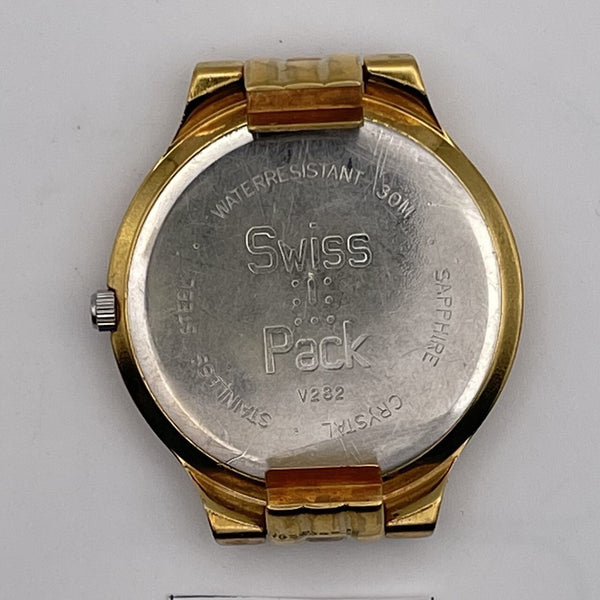 PROJECT TO FIX TISSOT STYLIST GOLD DIAL MENS QUARTZ WATCH EU SHIP 10285