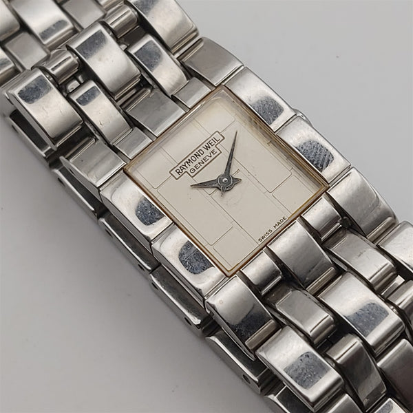 PROJECT TO FIX RAYMOND WEIL STEEL MINIMALIST DESIGN LADIES WATCH EU SHIP 8604