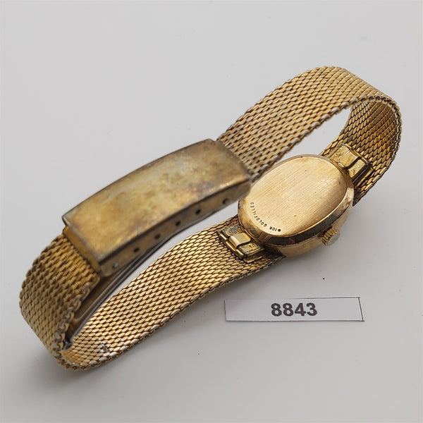 PROJECT TO FIX OMEGA GOLD MESH BAND MANUAL WIND LADIES DRESS WATCH EU SHIP B8843
