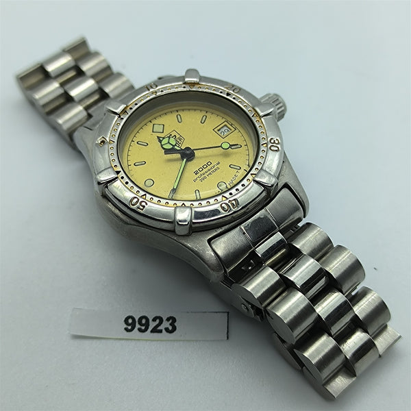 PROJECT TO FIX TAG HEUER 2000 SERIES GOLD SS LADIES QUARTZ DATE WATCH B9923