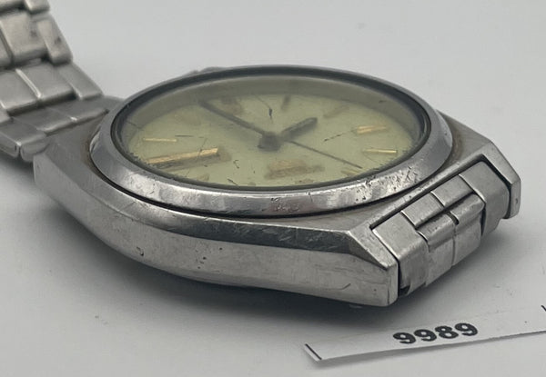 PROJECT TO FIX SEIKO 5 7009 876A MENS SS AUTO DAY DATE WATCH BVT09989