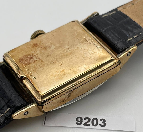 PROJECT TO FIX BULOVA ARABIC DIAL GOLD PLATE MIDSIZE MANUAL WIND WATCH 9203