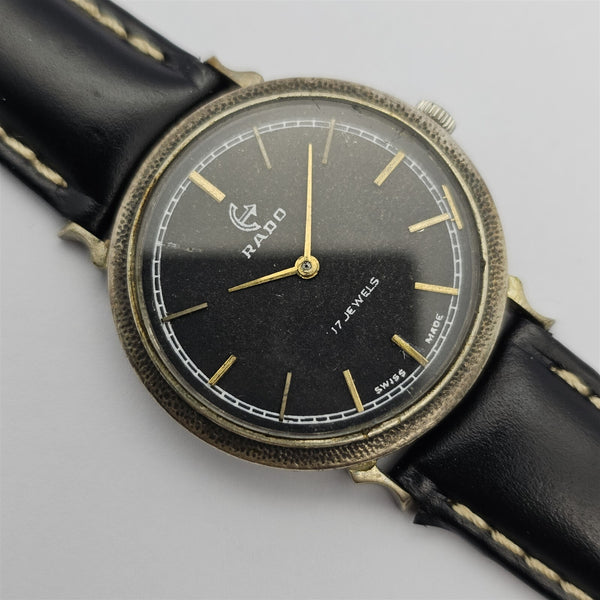 PROJECT TO FIX RADO SOLID SILVER CASE MIDSIZE MANUAL BOMBE LUGS EU SHIP WATCH