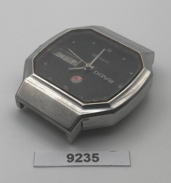 PROJECT TO FIX RADO VOYAGER SS HOODED LUGS DAY DATE EU SHIP MENS WATCH BVT09235