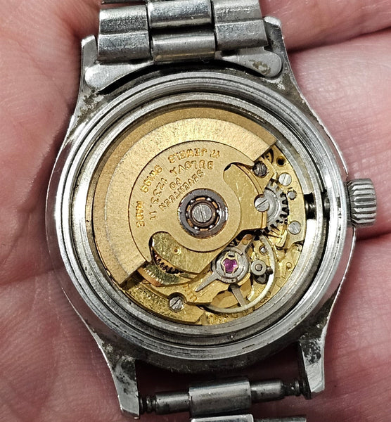 PROJECT TO FIX BULOVA LADIES ROUND DAY DATE AUTOMATIC WATCH EU SHIP 10098
