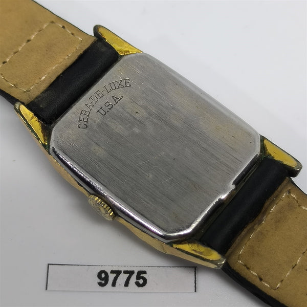 PROJECT TO FIX CEBA ARABIC DIAL GOLD PLATE MIDSIZE MANUAL WIND WATCH 9775