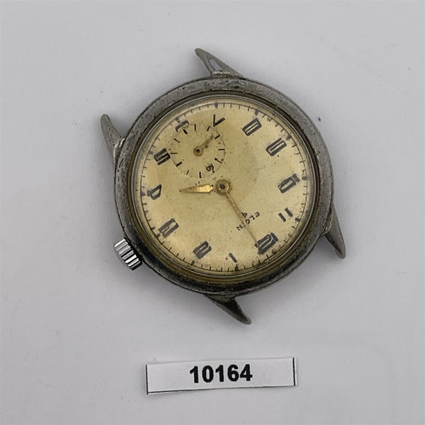 PROJECT TO FIX ELGIN ARABIC SUBDIAL LOOK MIDSIZE SS WATCH EU SHIP 10164