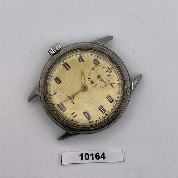 PROJECT TO FIX ELGIN ARABIC SUBDIAL LOOK MIDSIZE SS WATCH EU SHIP 10164