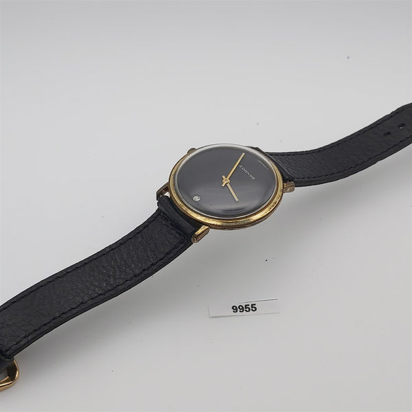 PROJECT TO FIX SANDOZ ROUND SHAPED 12 MARK DATE EU SHIP MENS MANUAL WATCH 9955