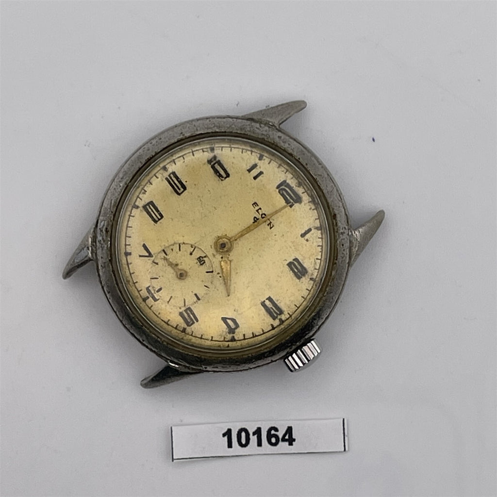 PROJECT TO FIX ELGIN ARABIC SUBDIAL LOOK MIDSIZE SS WATCH EU SHIP 10164