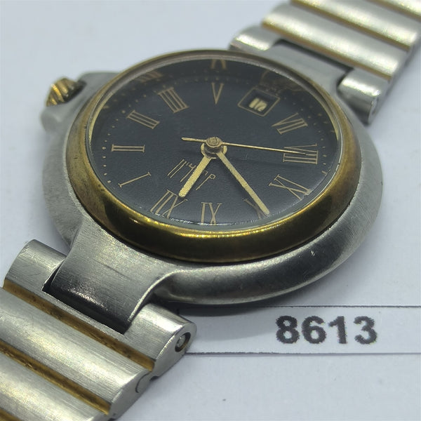 PROJECT TO FIX DUNHILL BLACK DIAL GOLD SS LADIES DRESS WATCH EU SHIP 8613