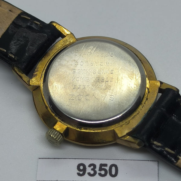 PROJECT FIX SANDOZ ROUND GOLD PLATE MANUAL WIND LADIES EU SHIP WATCH
