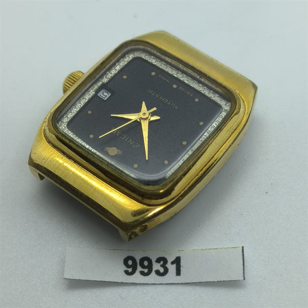 PROJECT TO FIX ENICAR CUSHION CASE AUTOMATIC WIND GOLD LADIES EU SHIP WATCH 9931