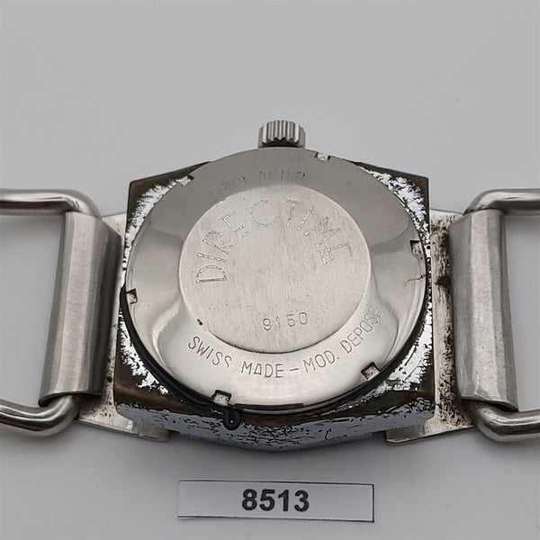 PROJECT TO FIX HOGA DIGITAL JUMP HOUR MENS SS AUTOMATIC EU SHIP DRESS WATCH 8513