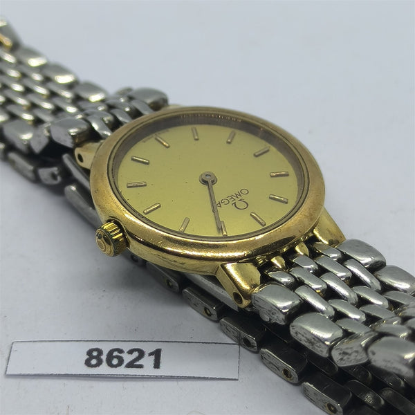 PROJECT TO FIX OMEGA DE VILLE GOLD QUARTZ RICE BEADS LADIES WATCH EU SHIP BV8621