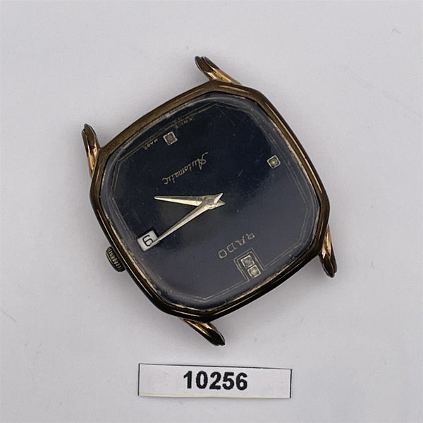 PROJECT FIX RADO CUSHION GOLD AUTO WIND 10256 EU SHIP MENS WATCH