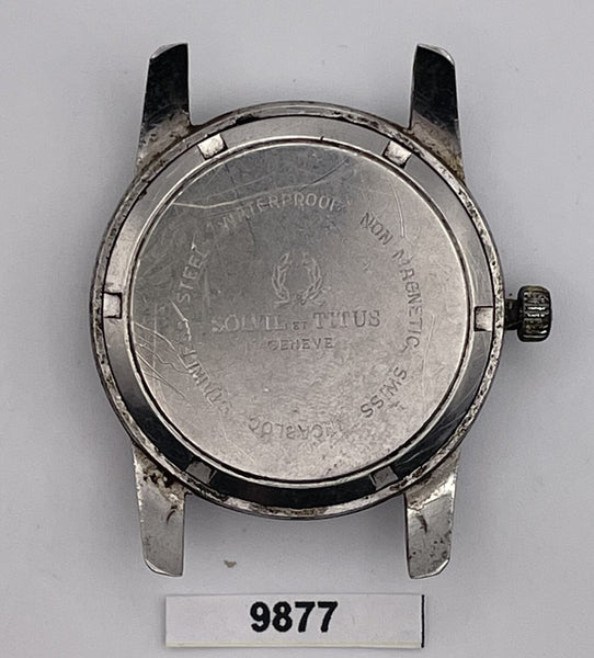 PROJECT TO FIX SOLVIL TITUS MENS SS ROUND MANUAL MENS SIZE WATCH EU SHIP BVT9877