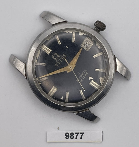 PROJECT TO FIX SOLVIL TITUS MENS SS ROUND MANUAL MENS SIZE WATCH EU SHIP BVT9877
