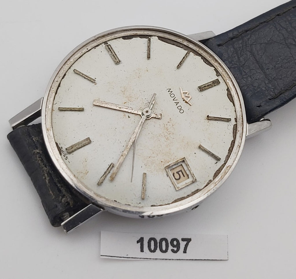 PROJECT TO FIX MOVADO ROUND MENS SS DRESS WATCH EU SHIP 10097