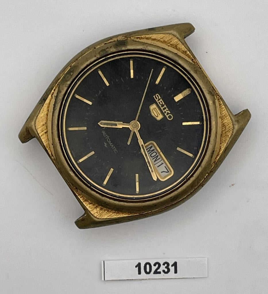 PROJECT TO FIX SEIKO 5 SPORTS 7009 3200 MENS GOLD AUTO DAY DATE WATCH 10231