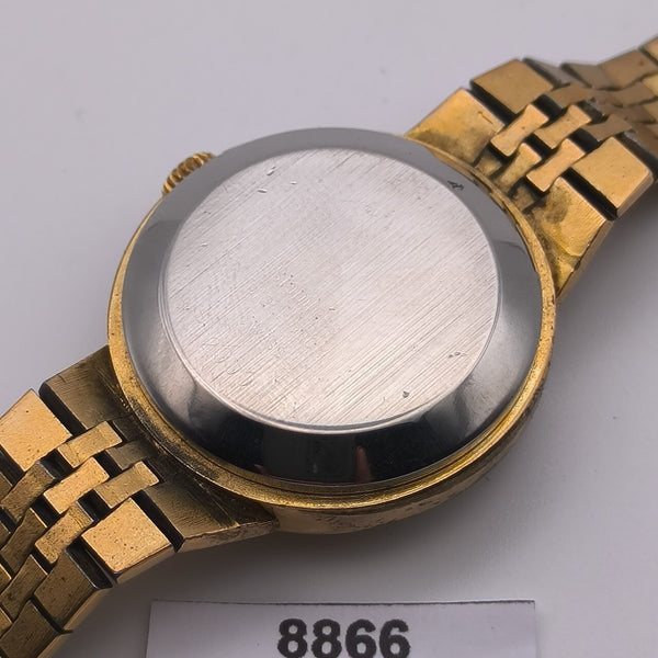 PROJECT TO FIX VALGINE OBLONG CASE AUTO BOTTOM DATE LADIES WATCH 8866