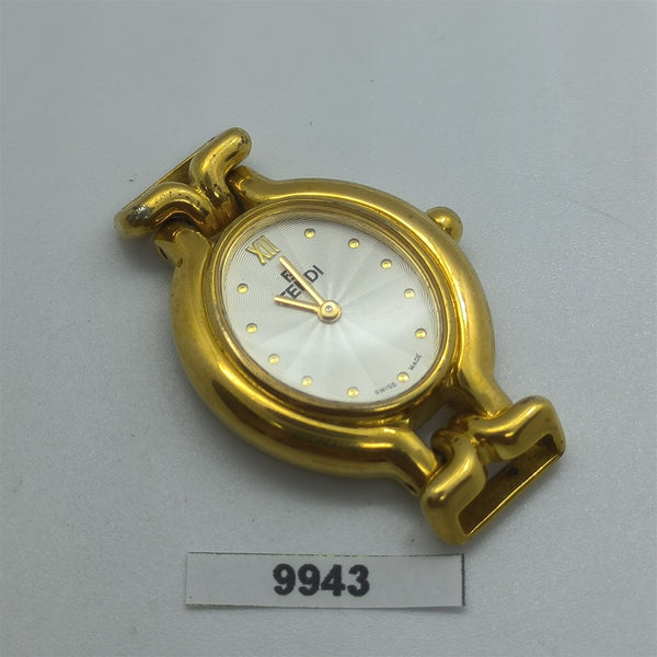 PROJECT TO FIX FENDI LADIES GOLD DIAL GOLD PLATE WATCH EU SHIP WATCH 9943