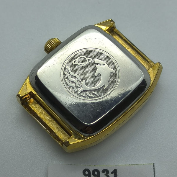 PROJECT TO FIX ENICAR CUSHION CASE AUTOMATIC WIND GOLD LADIES EU SHIP WATCH 9931