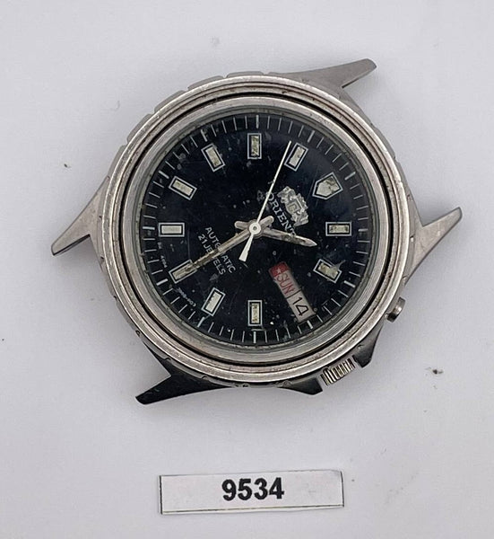 PROJECT TO FIX ORIENT DIVER DAY DATE AUTO MIDSIZE 469DB760 CA EU SHIP WATCH 9534