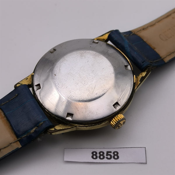 PROJECT TO FIX TUGARIS GOLD AUTOMATIC WIND ROUND EU SHIP MIDSIZE WATCH 8858