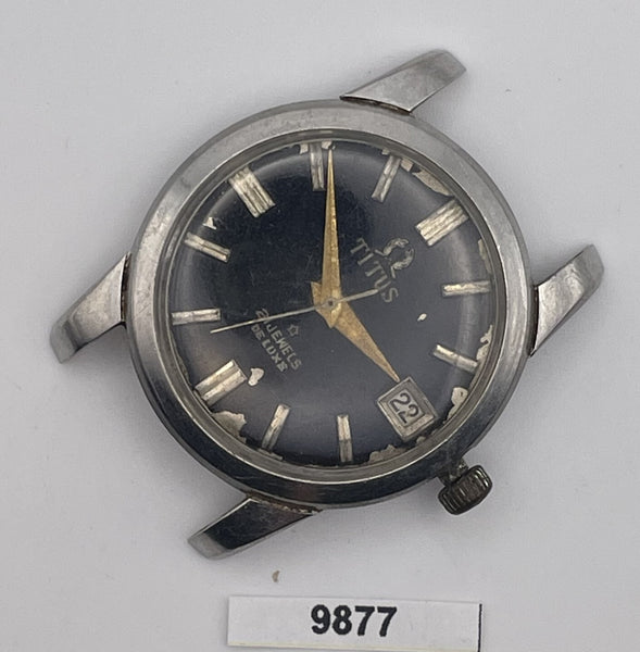PROJECT TO FIX SOLVIL TITUS MENS SS ROUND MANUAL MENS SIZE WATCH EU SHIP BVT9877