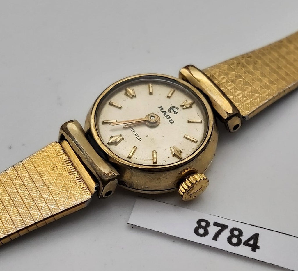 PROJECT TO FIX RADO LADIES COCKTAIL PETITE ART DECO WATCH EUROPE SHIP 8784