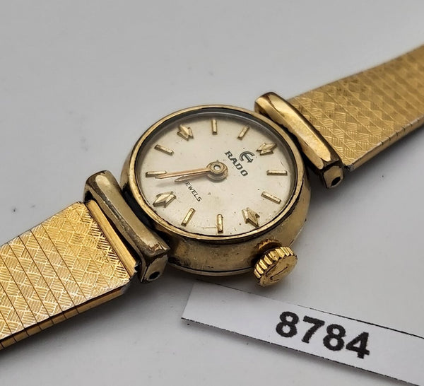 PROJECT TO FIX RADO LADIES COCKTAIL PETITE ART DECO WATCH EUROPE SHIP 8784
