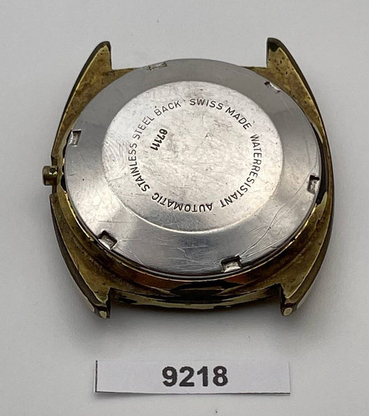 PROJECT TO FIX NIVADA GOLD DAY DATE EU SHIP MENS WATCH 9218